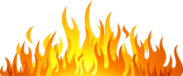 Огонь мультяшный