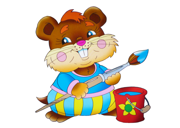 Зверюшки на прозрачном фоне