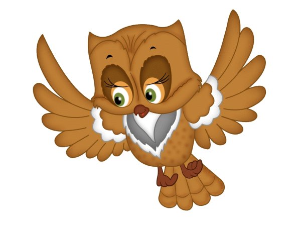 Филин мультяшный