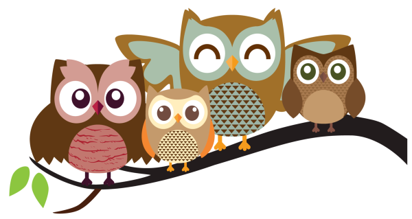 Совы мультяшные