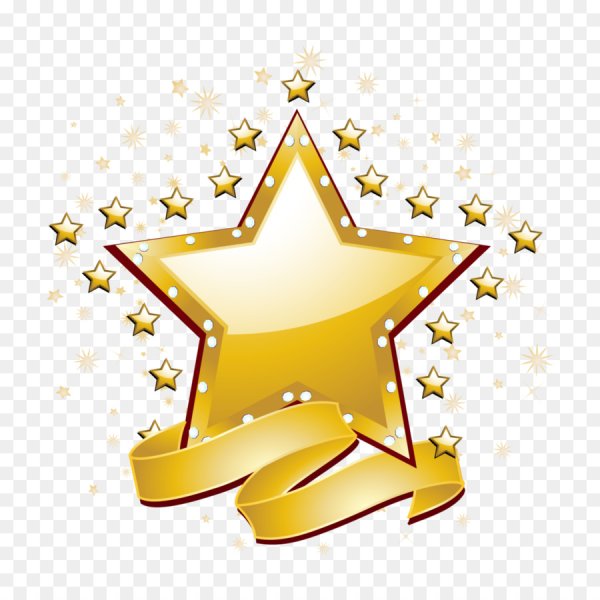 Золотистые звездочки