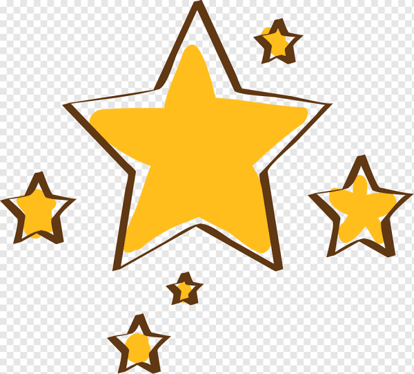 Желтые звездочки