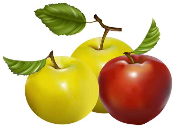 Фрукты клипарт на прозрачном фоне
