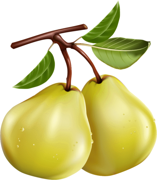 Фрукты клипарт на прозрачном фоне