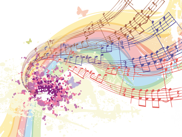 Абстрактный музыкальный фон