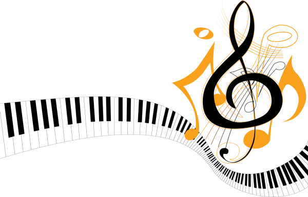 Красивые цветные нотки