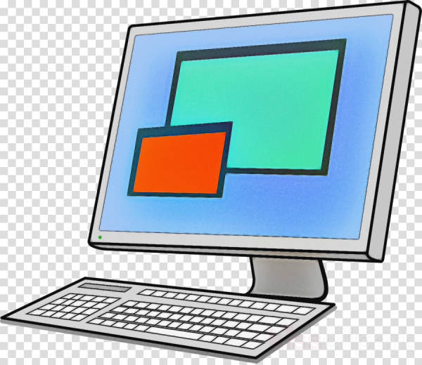 Стилизованное изображение компьютера