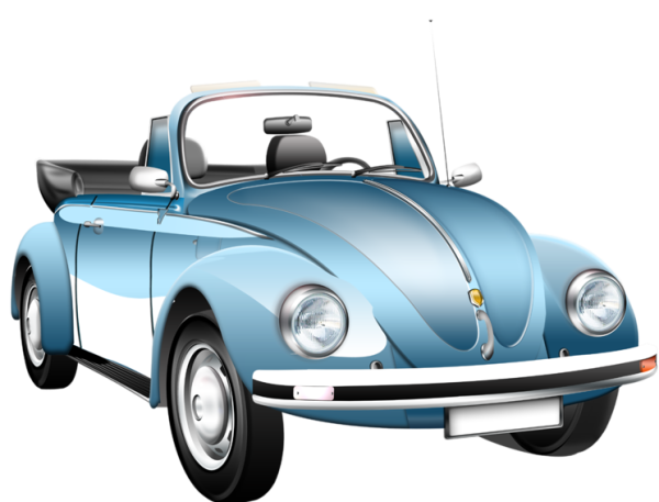 Мультяшная машина сбоку