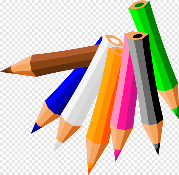 Цветные карандаши вектор