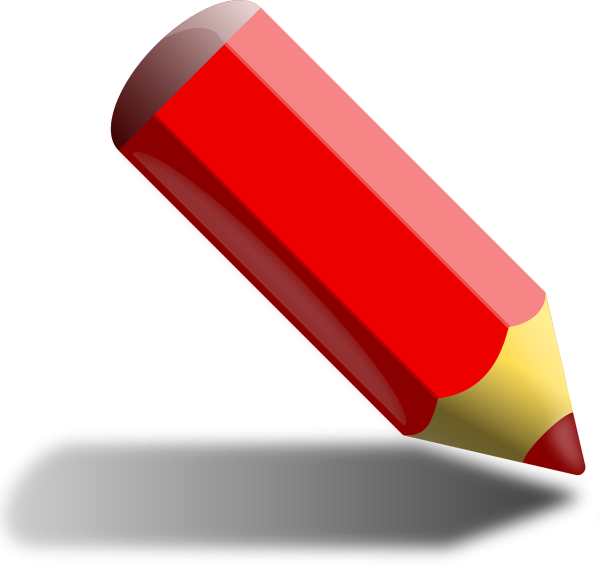 Карандаш красного цвета
