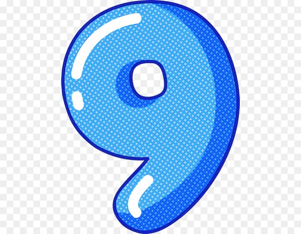 Цифры на прозрачном фоне