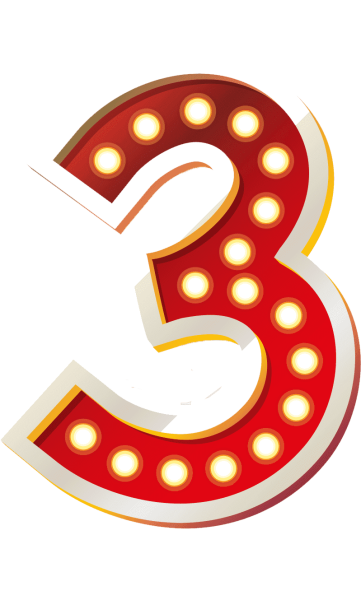 Цифра три красивая