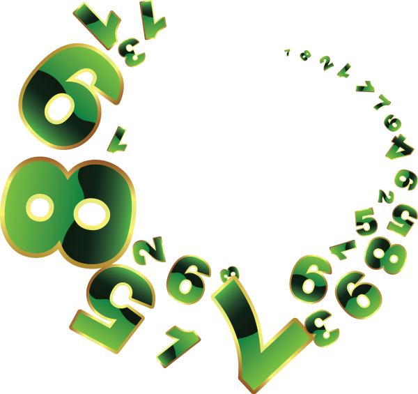 Числа без фона