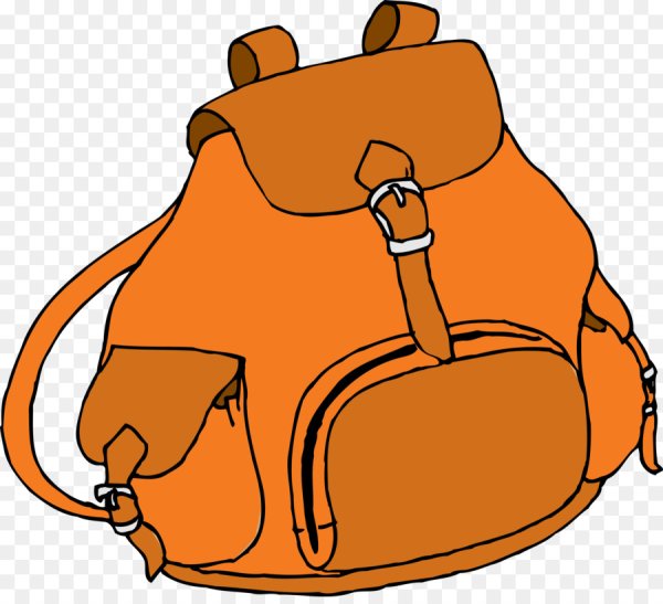 Рюкзак на прозрачном фоне