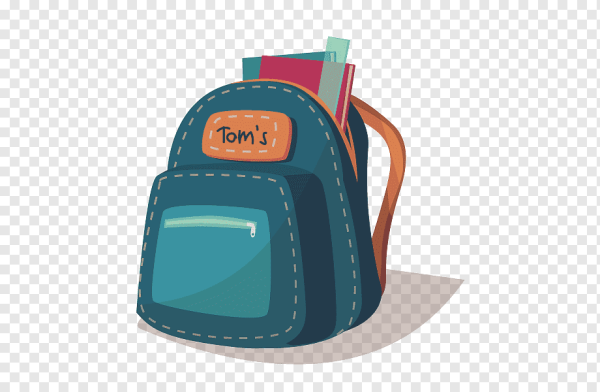 Школьный портфель Векторная