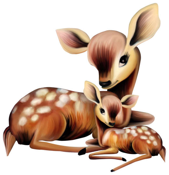 Зверюшки на прозрачном фоне