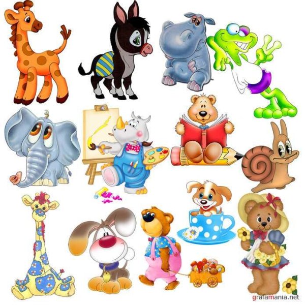 Мультяшные зверушки