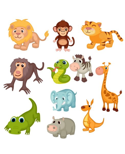 Иллюстрации животных для детей