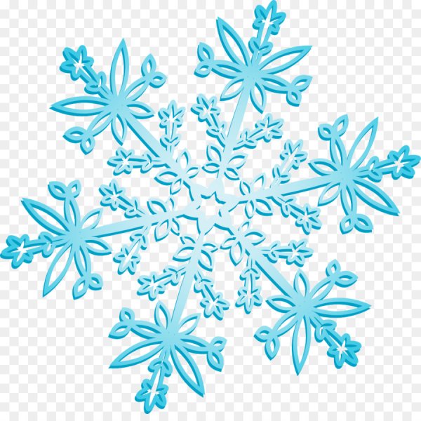 Снежинки прозрачные