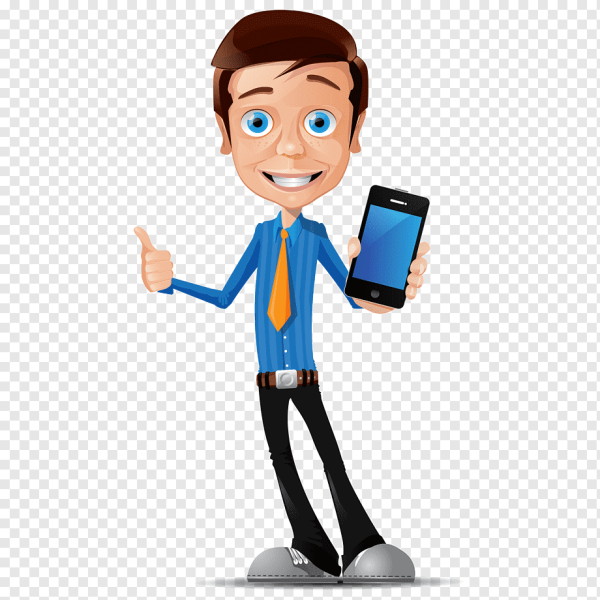 Мультяшный бизнесмен