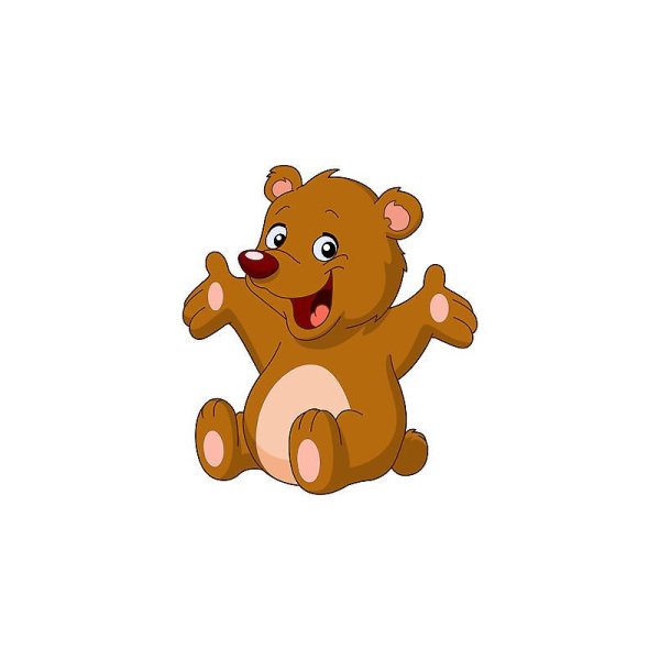 Медведь мультяшный