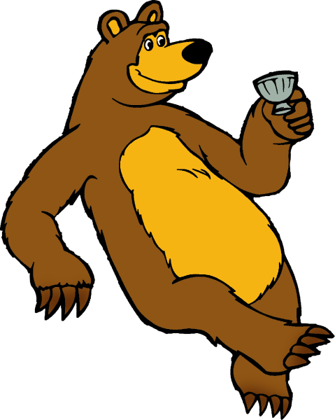 Медведь мультяшный