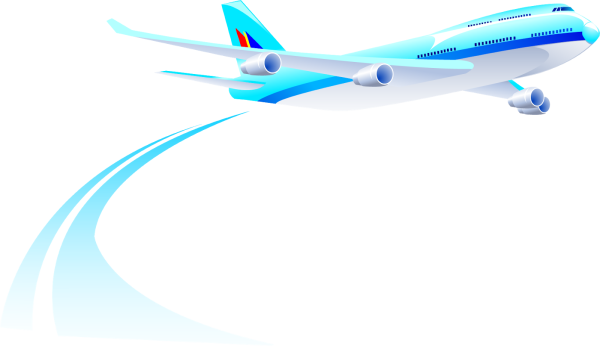 Самолет на прозрачном фоне