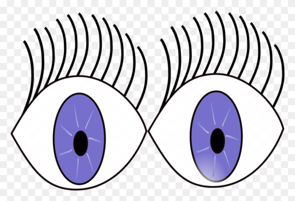 Шаблон глаза человека