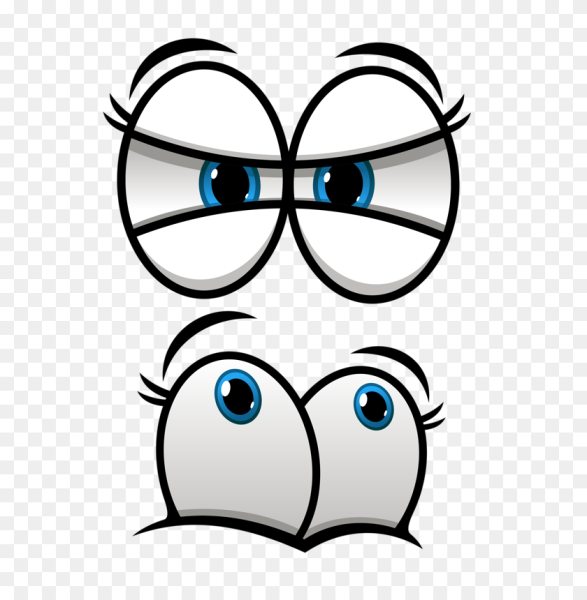 Прикольные мультяшные глаза