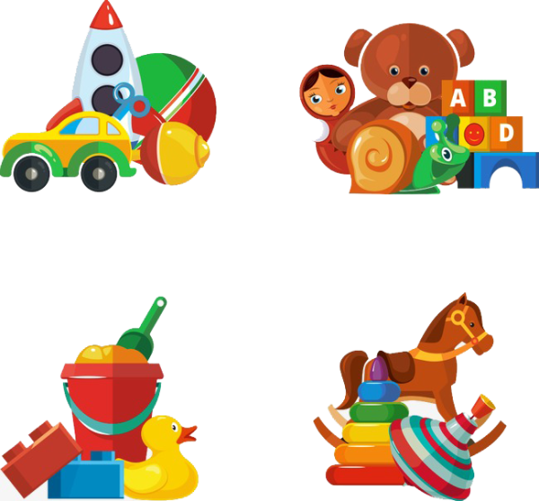 Развивающие игрушки вектор
