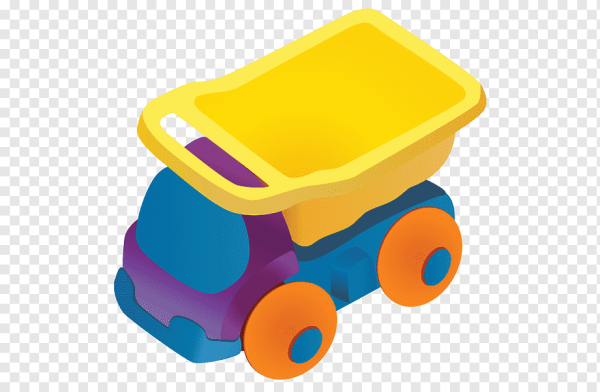 Игрушки машинки Грузовики на прозрачном фоне