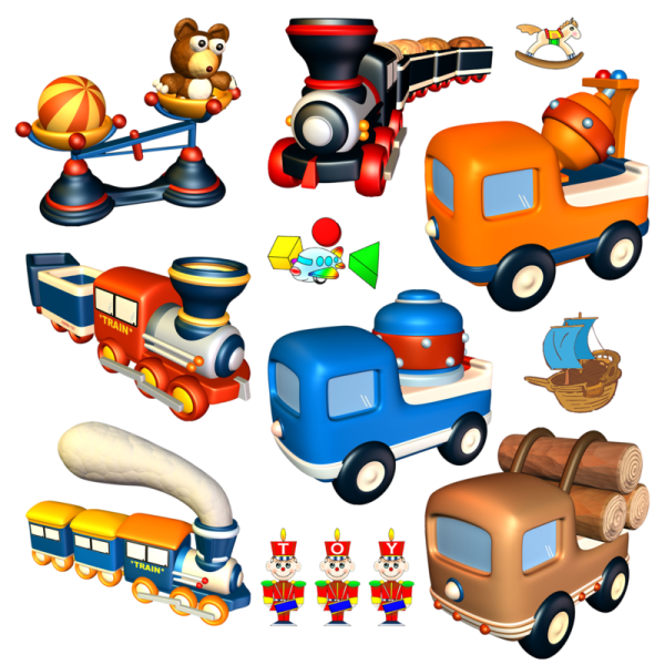 Детские игрушки вектор