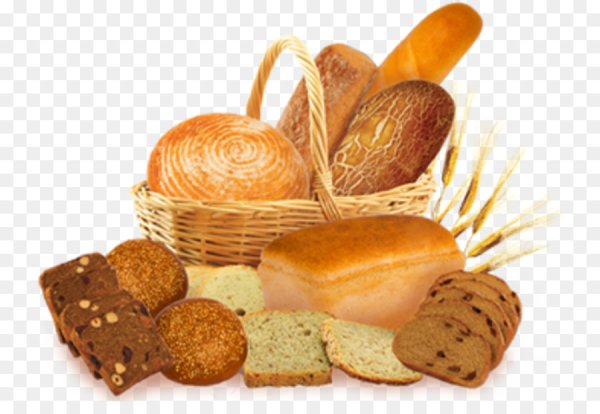 Хлебные изделия на прозрачном фоне