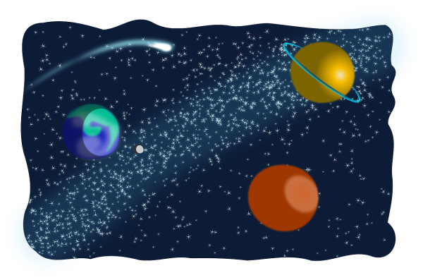 Фон космос для детей