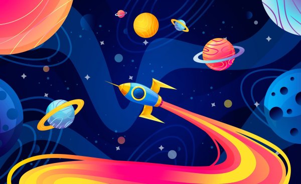 Космический фон для детей