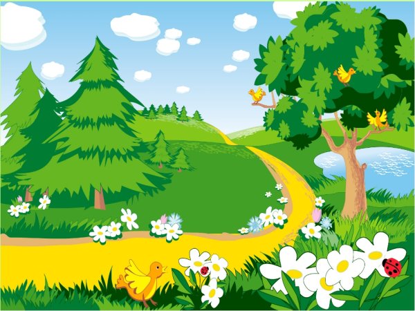 Мультяшная природа