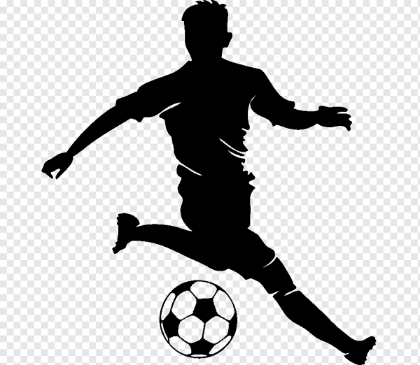 Футбол на прозрачном фоне