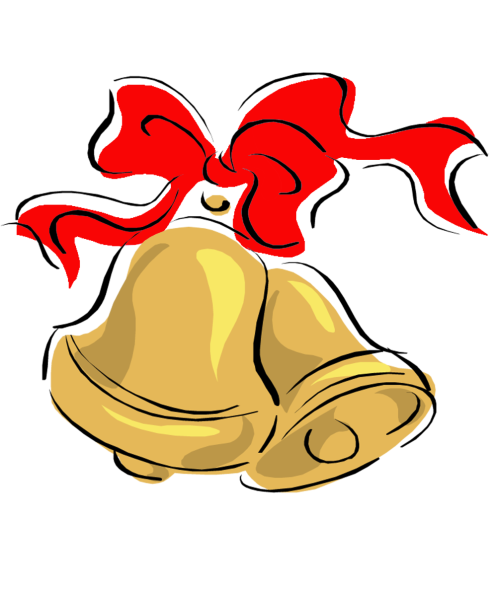 Колокольчик последний звонок вектор