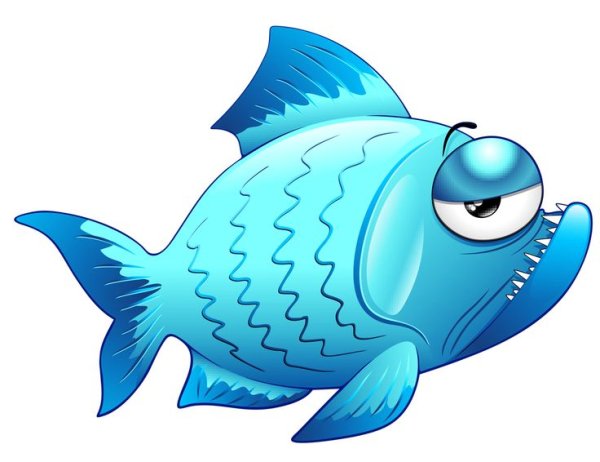 Рыбка мультяшный