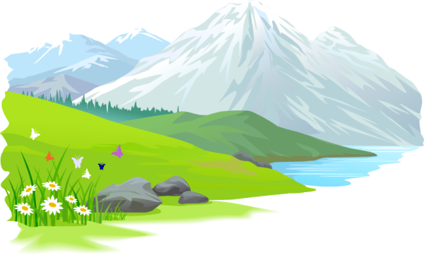 Горы мультяшные