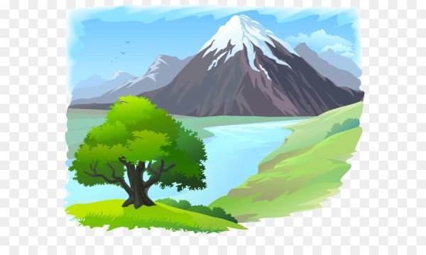 Пейзаж рисунок