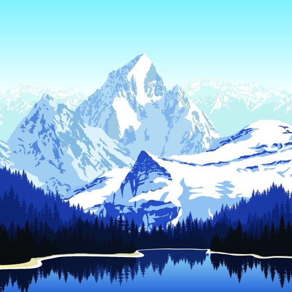 Горы вектор