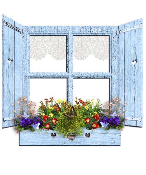 Окно на прозрачном фоне