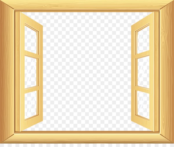 Окно на прозрачном фоне