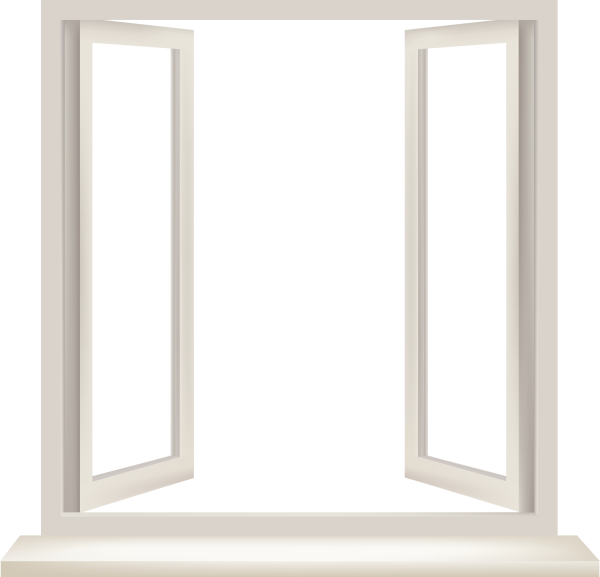 Окно на прозрачном фоне