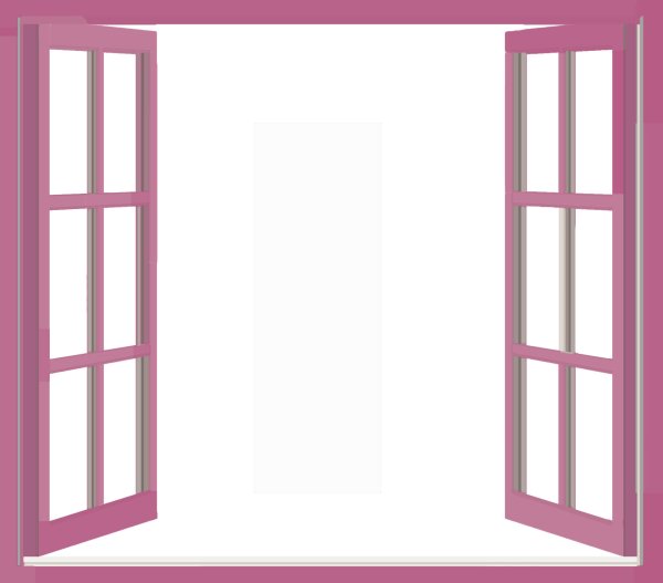 Открытое окно вектор