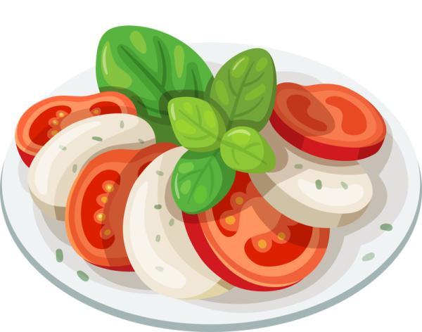 Овощи на тарелке