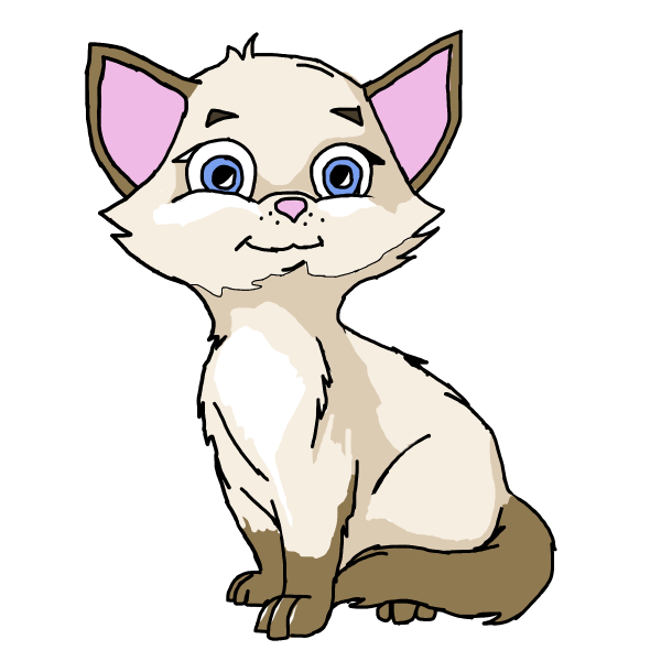 Котята мультяшные