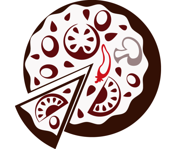 Пицца стилизация
