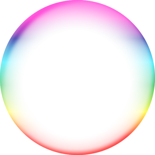 Цветные круги на прозрачном фоне